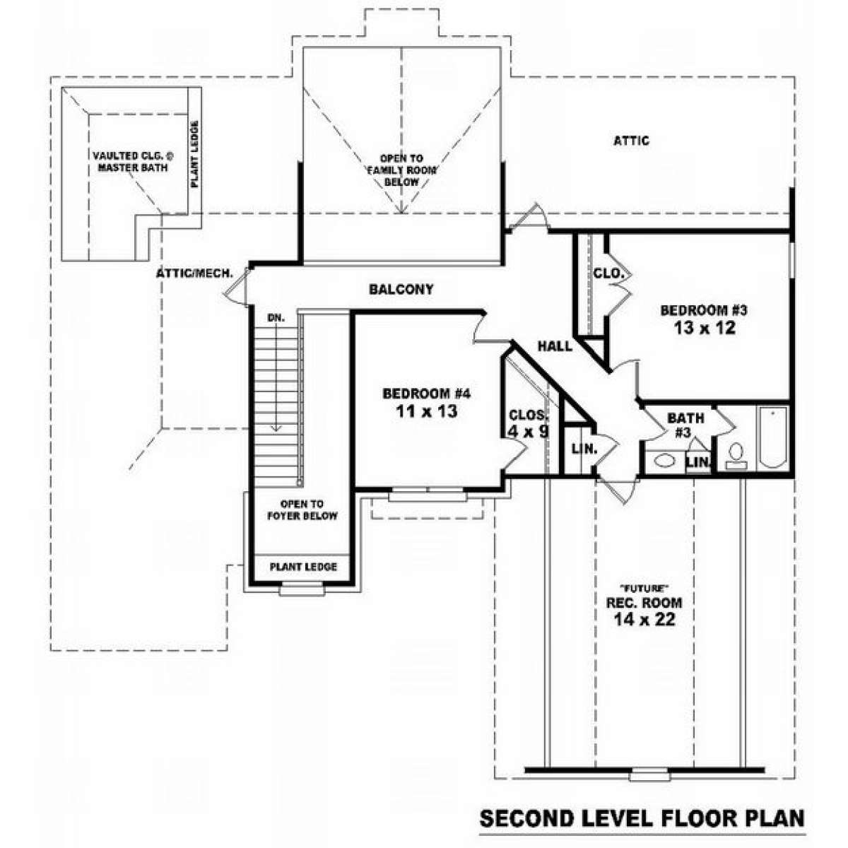 Floorplan 2 for House Plan #053-01141