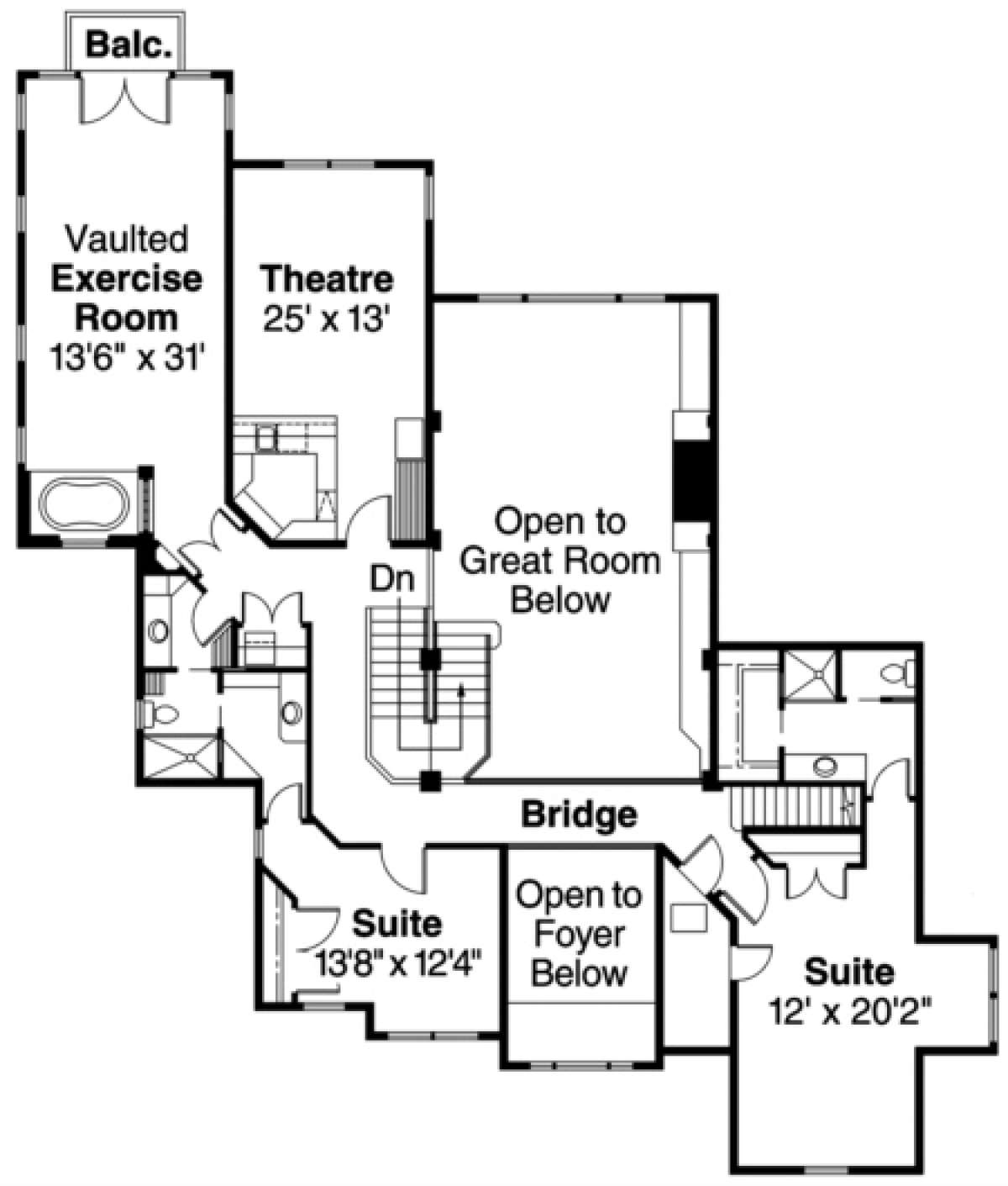 Floorplan 2 for House Plan #035-00212