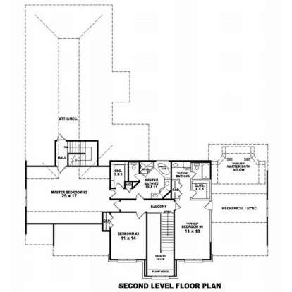 Floorplan 2 for House Plan #053-01151