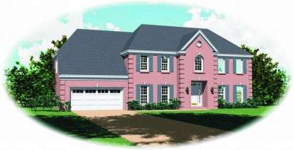 4 Bed, 3 Bath, 3514 Square Foot House Plan - #053-01156