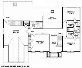 Floorplan 2 for House Plan #053-01159