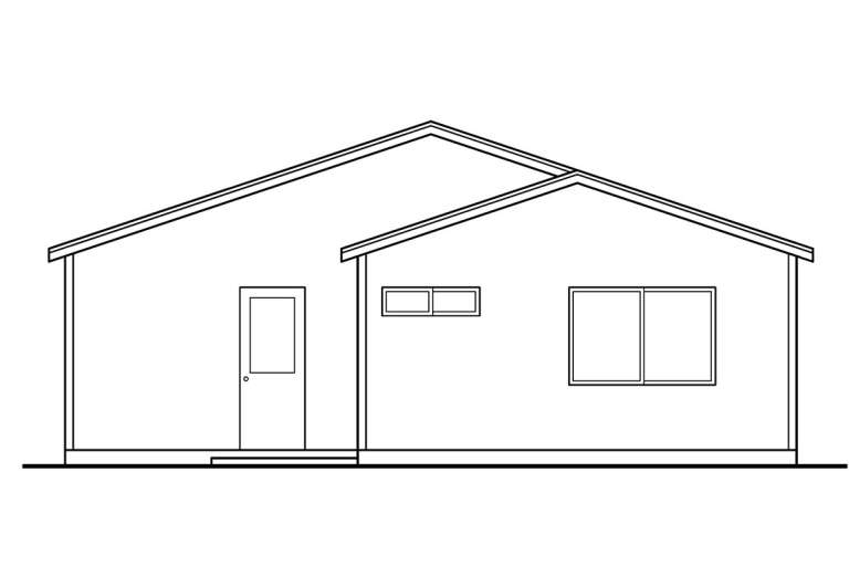 Ranch House Plan #035-00213 Elevation Photo