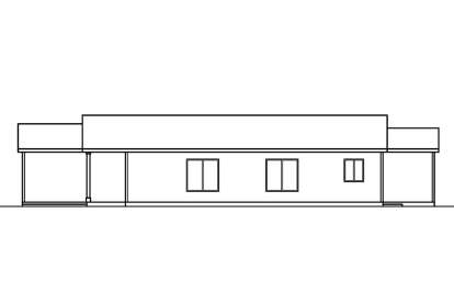 Ranch House Plan #035-00213 Elevation Photo