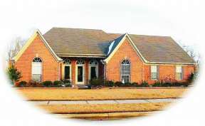 French Country House Plan #053-01162 Elevation Photo