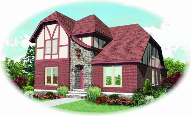 Craftsman House Plan #053-01169 Elevation Photo