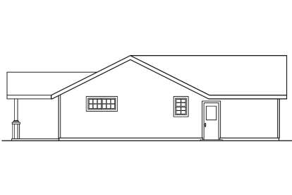 Ranch House Plan #035-00214 Elevation Photo