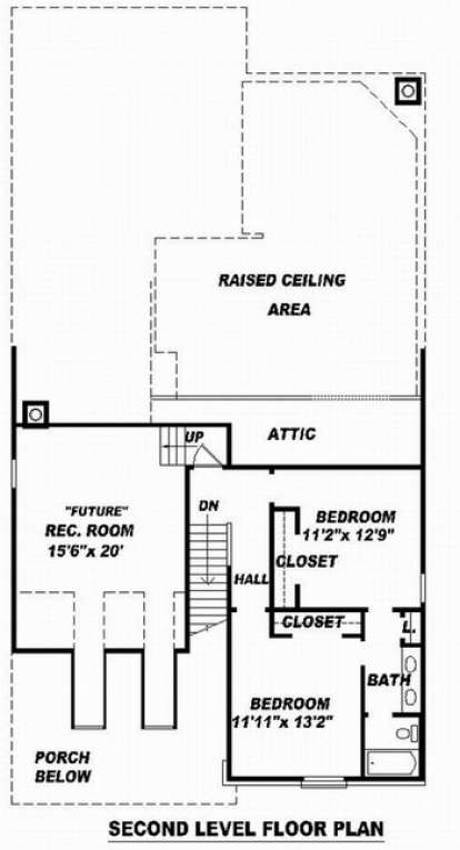 Floorplan 2 for House Plan #053-01171