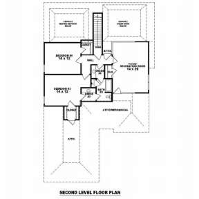 Floorplan 2 for House Plan #053-01174