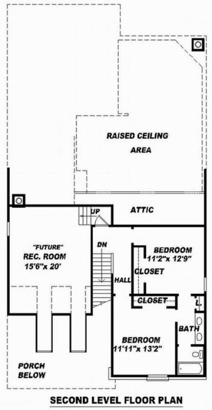 Floorplan 2 for House Plan #053-01176