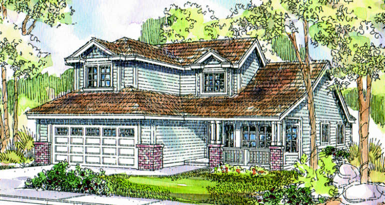 House Plan House Plan #866 Front Elevation