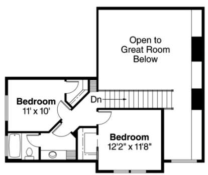 Second Floor for House Plan #035-00216
