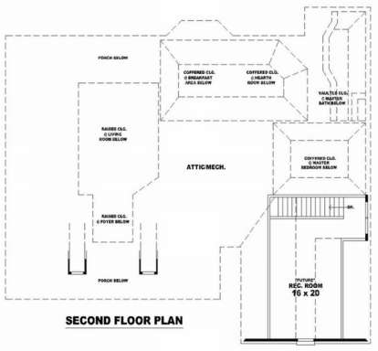 Floorplan 2 for House Plan #053-01198