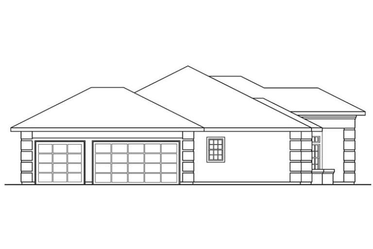 Ranch House Plan #035-00217 Elevation Photo