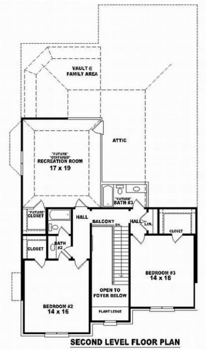 Floorplan 2 for House Plan #053-01210