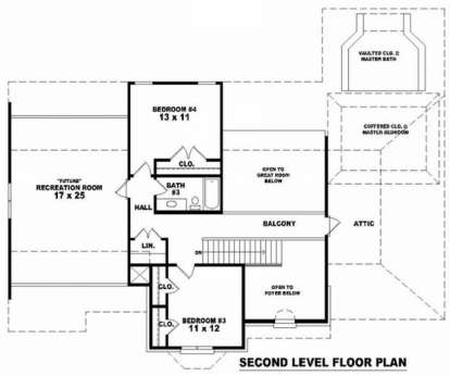 Floorplan 2 for House Plan #053-01216