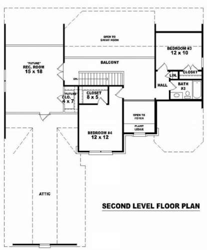 Floorplan 2 for House Plan #053-01218