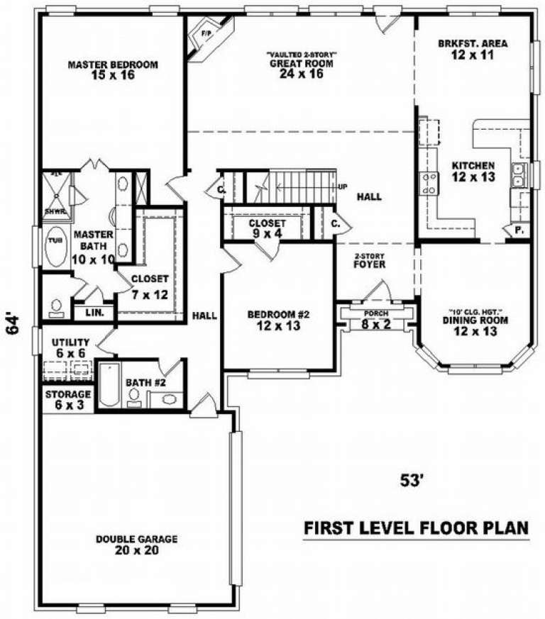 House Plan House Plan #8699 Drawing 1