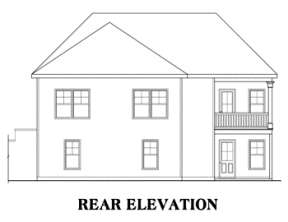 Ranch House Plan #009-00070 Elevation Photo