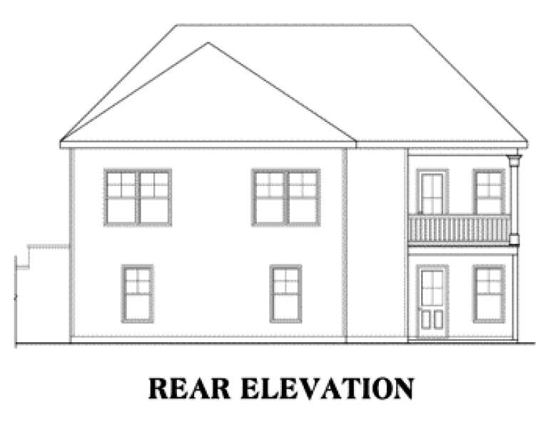 Ranch House Plan #009-00070 Elevation Photo