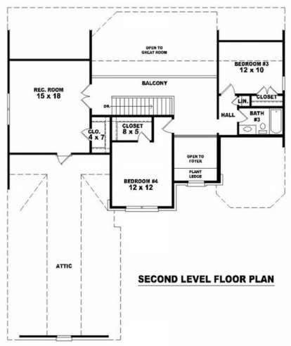 Floorplan 2 for House Plan #053-01220
