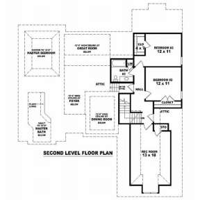 Floorplan 2 for House Plan #053-01223