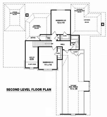 Floorplan 2 for House Plan #053-01224