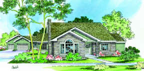 Cottage House Plan #035-00220 Elevation Photo