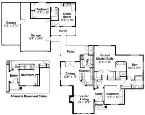 Floorplan for House Plan #035-00220