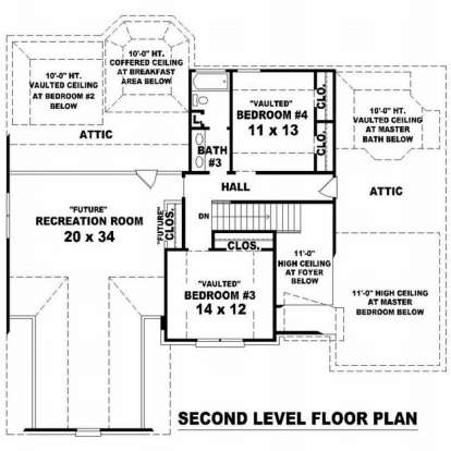 Floorplan 2 for House Plan #053-01230