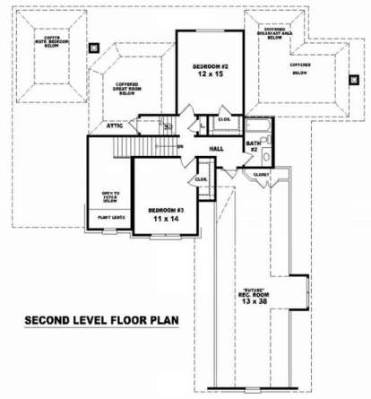 Floorplan 2 for House Plan #053-01231