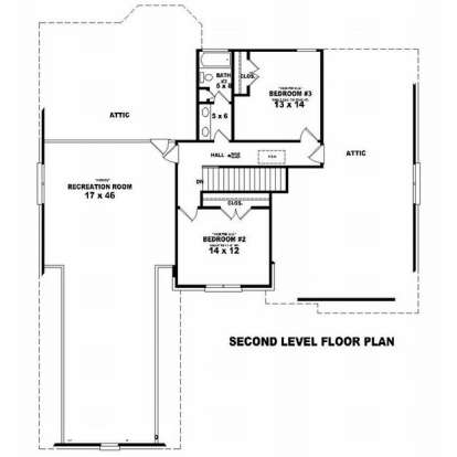 Floorplan 2 for House Plan #053-01233