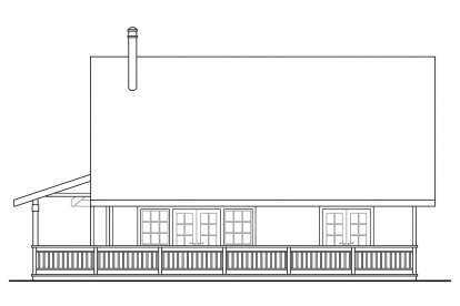 Vacation House Plan #035-00221 Elevation Photo