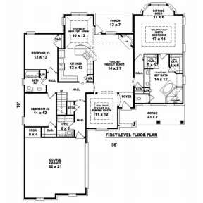 Floorplan 1 for House Plan #053-01242