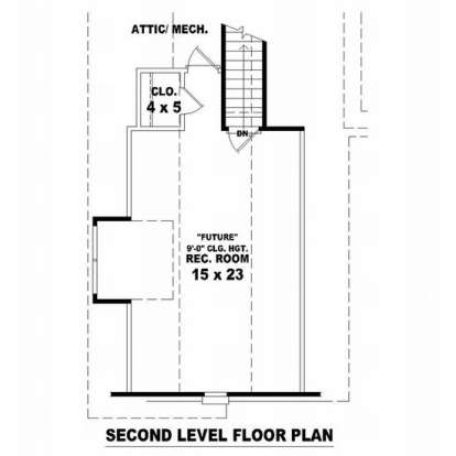 Floorplan 2 for House Plan #053-01242