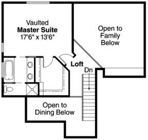 Second Floor for House Plan #035-00222