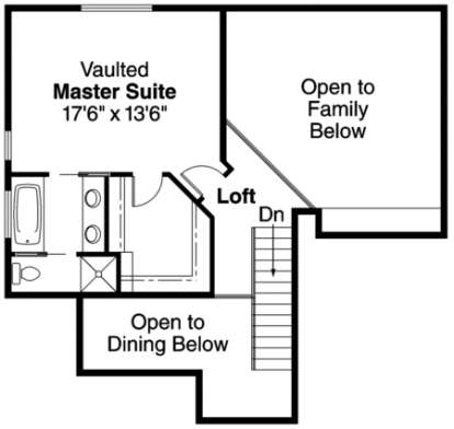 Second Floor for House Plan #035-00222