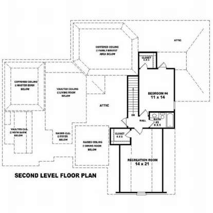 Floorplan 2 for House Plan #053-01252