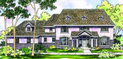4 Bed, 4 Bath, 4022 Square Foot House Plan - #035-00223