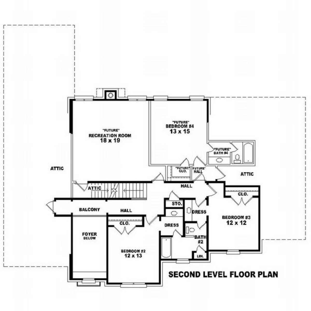 Floorplan 2 for House Plan #053-01265