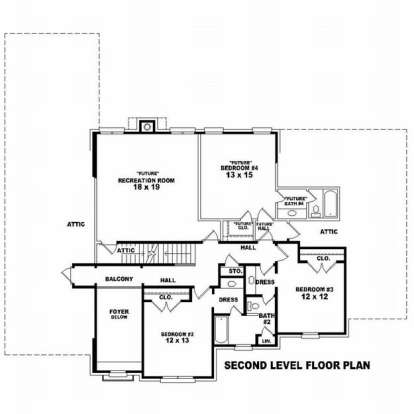 Floorplan 2 for House Plan #053-01265
