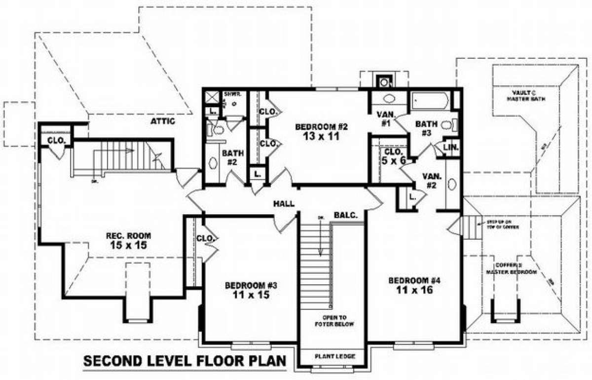 Floorplan 2 for House Plan #053-01266