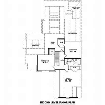 Floorplan 2 for House Plan #053-01270