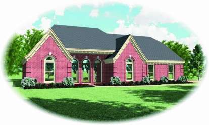 3 Bed, 2 Bath, 2485 Square Foot House Plan - #053-01279
