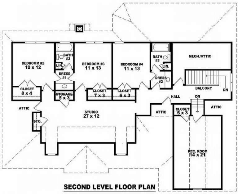 House Plan House Plan #8765 Drawing 2