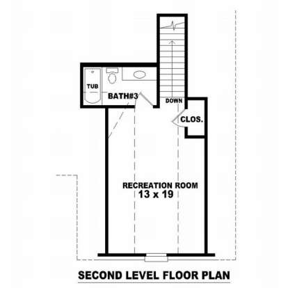 Floorplan 2 for House Plan #053-01287