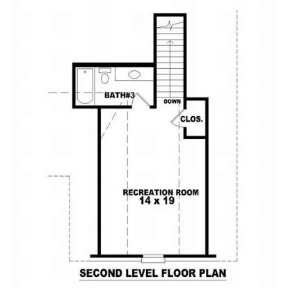 Floorplan 2 for House Plan #053-01288