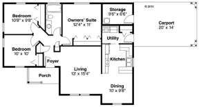 Floor Plan for House Plan #035-00226