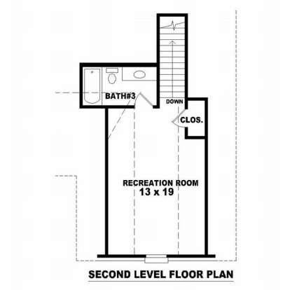 Floorplan 2 for House Plan #053-01290