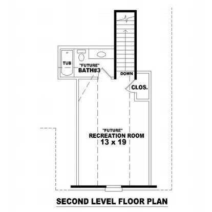 Floorplan 2 for House Plan #053-01291