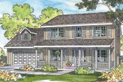 3 Bed, 2 Bath, 1604 Square Foot House Plan - #035-00227